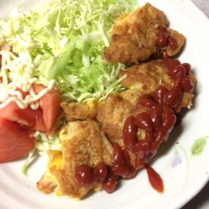 鶏肉のピカタは初めてでした～♪

マヨ＆ケチャップで食べました♪コクがあって、美味しかったです♪
レシピ、ありがとう～
(^o^)丿♡